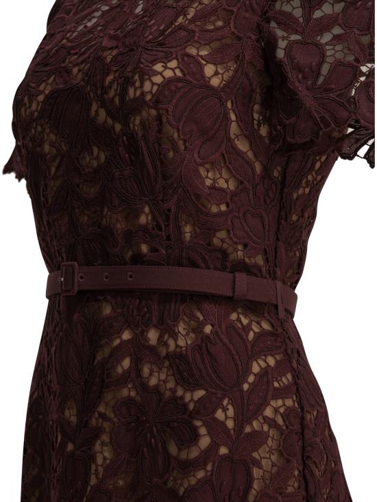 26FW 셀프 포트레이트 롱 원피스 PF26 107M BUBURGUNDY Bordeaux - SELF PORTRAIT