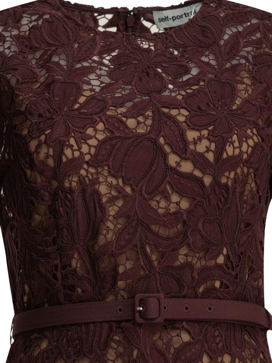 26FW 셀프 포트레이트 롱 원피스 PF26 107M BUBURGUNDY Bordeaux - SELF PORTRAIT