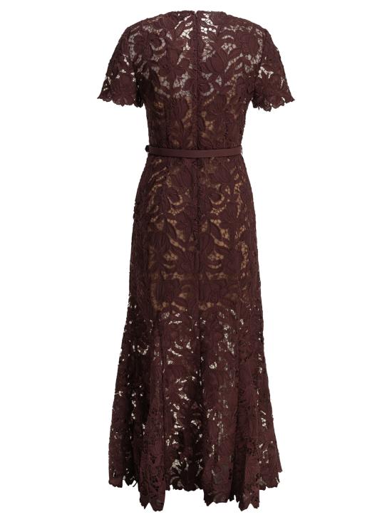 26FW 셀프 포트레이트 롱 원피스 PF26 107M BUBURGUNDY Bordeaux - SELF PORTRAIT