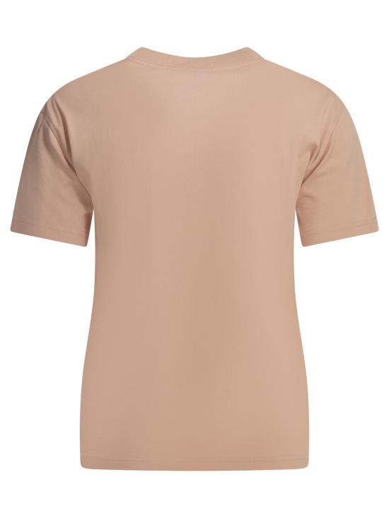26FW 아크네 스튜디오 로고 저지 반팔 티셔츠 로고 저지 반팔 티셔츠 CL0480COA Pink - ACNE STUDIOS