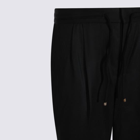 26FW 브루넬로 쿠치넬리 트레이닝/조거 팬츠 ME226E1710 C5730 Black - BRUNELLO CUCINELLI