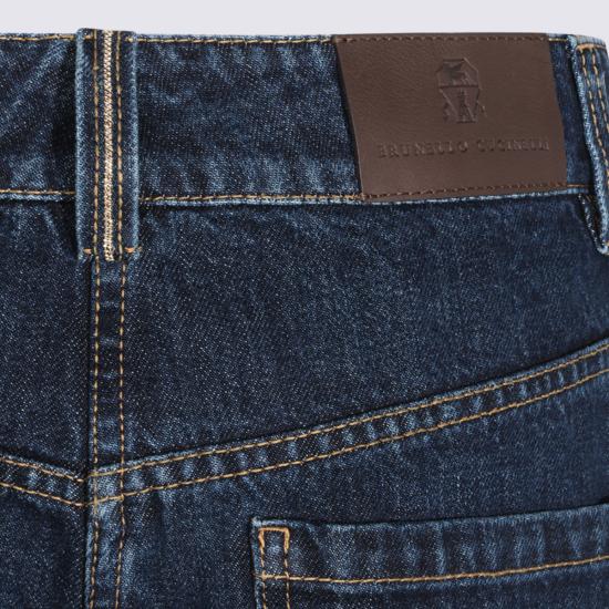26FW 브루넬로 쿠치넬리 데님 팬츠 MA095P4059 C9370 Dark blue - BRUNELLO CUCINELLI