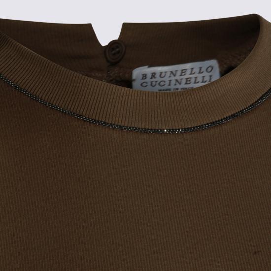 26FW 브루넬로 쿠치넬리 코튼 티셔츠 M0TC8BJ310 C8705 CIOCCOLATO - BRUNELLO CUCINELLI