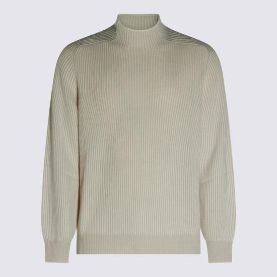 26FW 브루넬로 쿠치넬리 터틀넥 M22700514 CS120 OFF WHITE