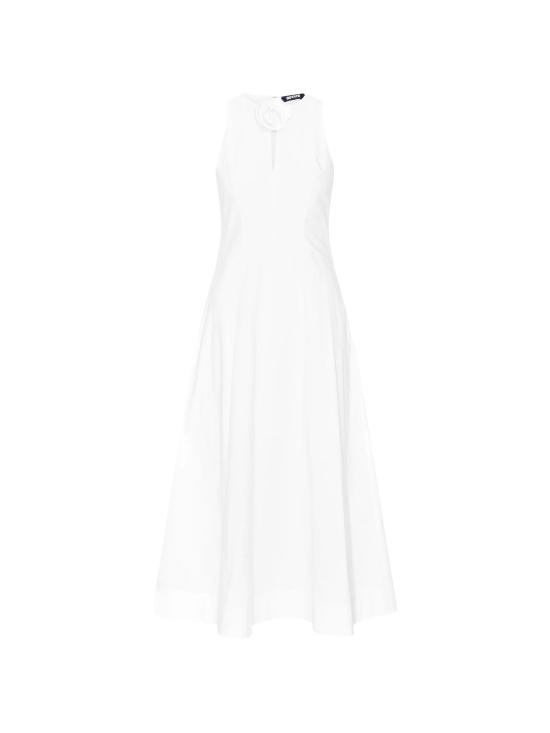 26FW 로테이트 미디 원피스 116143 400 Bianco