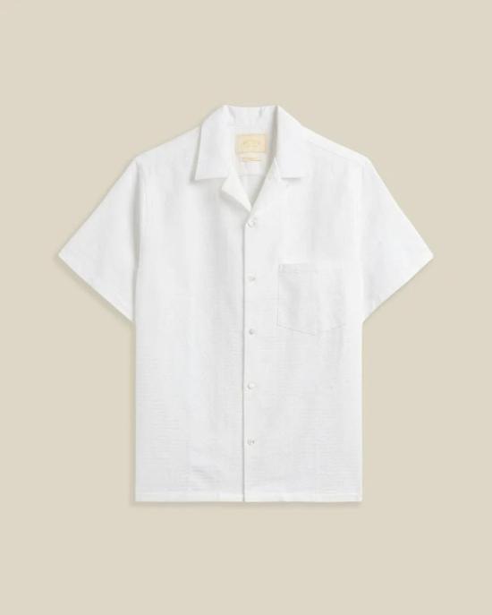  포르투기스플란넬 긴팔 셔츠 포르투갈산 플란넬 직조 면 리브 - PORTUGUESE FLANNEL