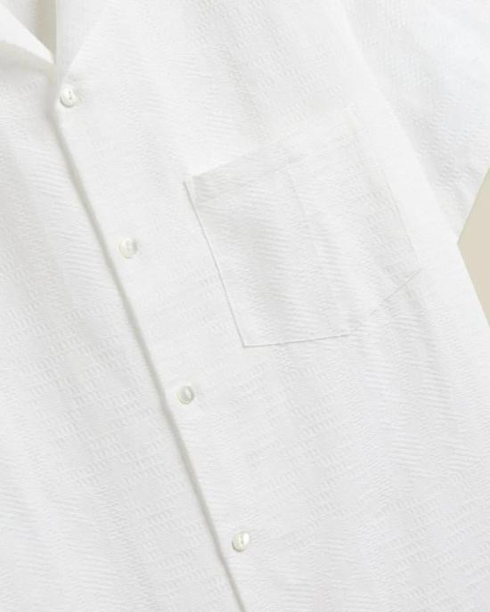  포르투기스플란넬 긴팔 셔츠 포르투갈산 플란넬 직조 면 리브 - PORTUGUESE FLANNEL