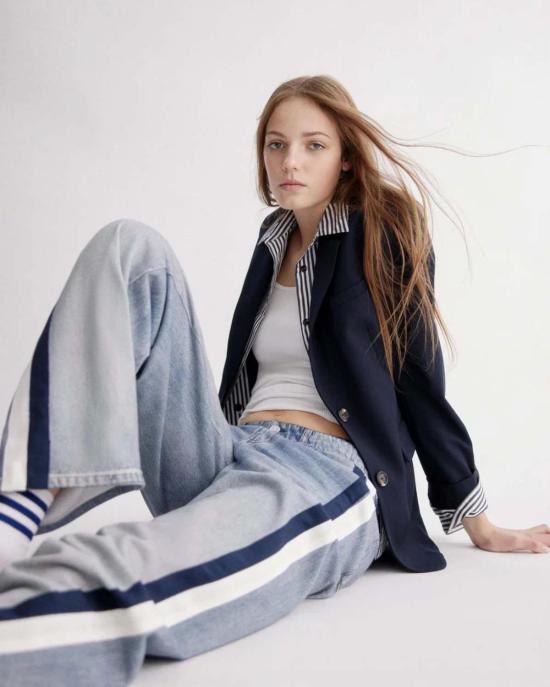  랙앤본 데님 팬츠 Rag & Bone RB Miramar 스포츠 스트라이프 트랙 팬츠