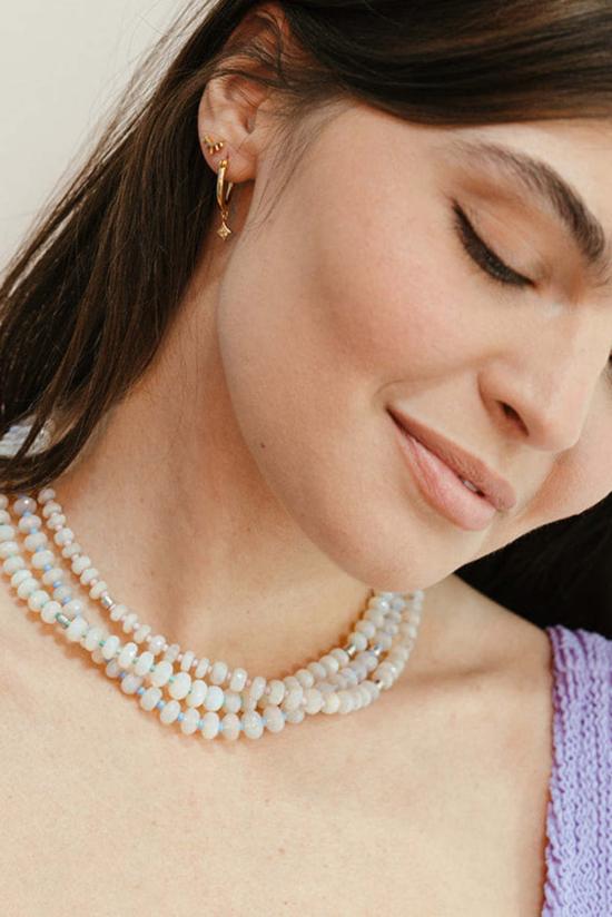  시에라 윈터 주얼리 목걸이/팬던트 하프 문 베이 목걸이 - SIERRA WINTER JEWELRY