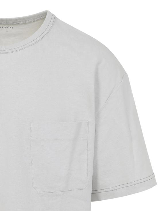 26SS 르메르 박시 숏슬리브 저지 티셔츠 TS0010 LJ1010WH007 WHITE - LEMAIRE