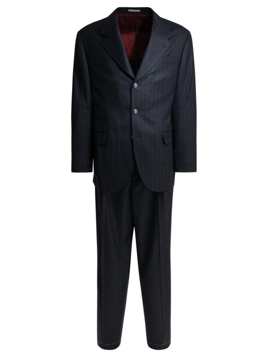 26FW 브루넬로 쿠치넬리 수트 세트 MV4419CTN5C007 Blue