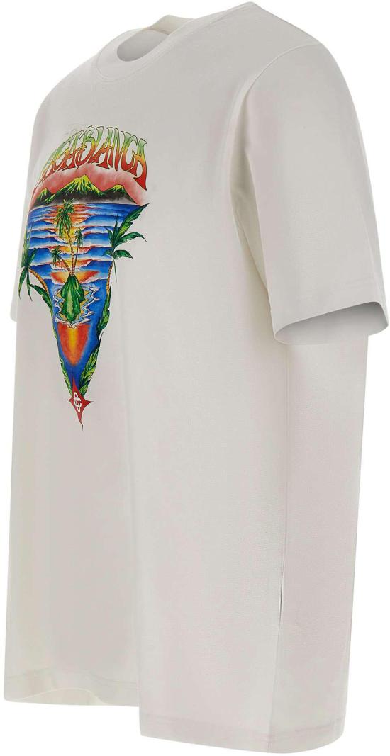 26SS 카사블랑카 탑 5056810777910 WHITE - CASABLANCA