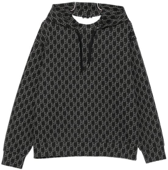 26FW 엠포리오 아르마니 후드 티셔츠 EM006861AF10013FB562 BLACK
