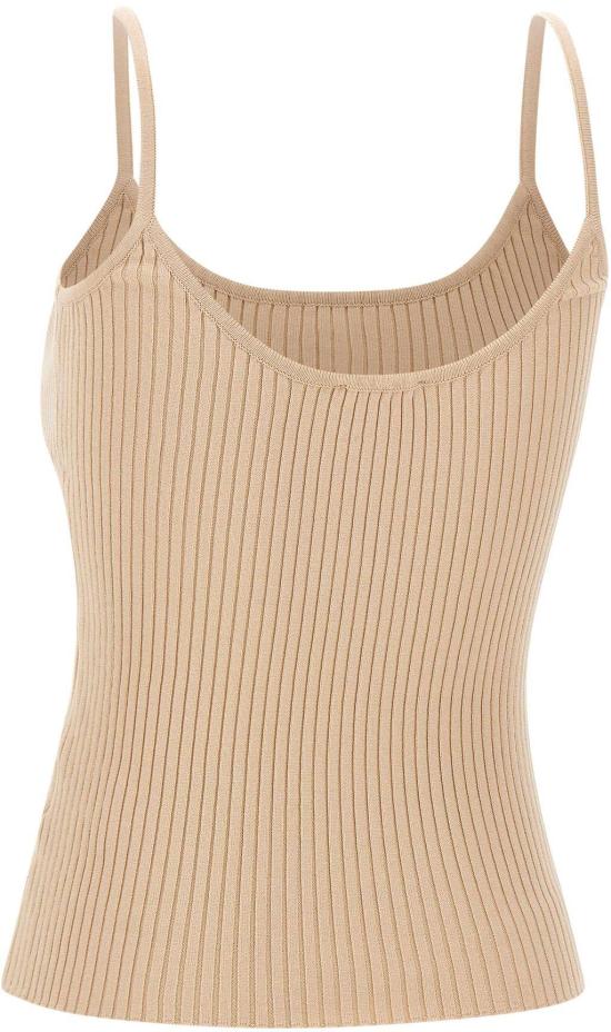 26SS 쿠레쥬 민소매 티셔츠 PERMDE012FI0001SAND BEIGE - COURREGES