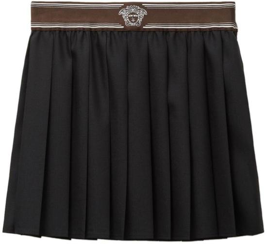 26FW 베르사체 숏 스커트 10258811A176691B000 BLACK