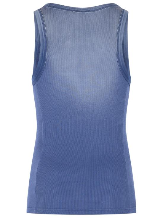 26SS 아크네 스튜디오 스프레이드 로고 탱크탑 CL0443 BG3 NAVY DOM - ACNE STUDIOS