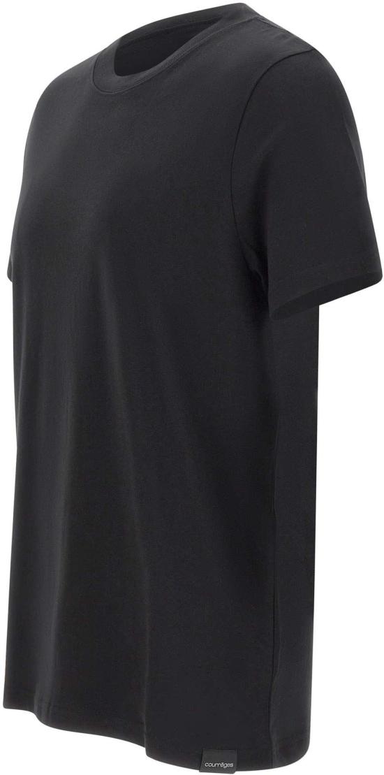 26SS 쿠레쥬 반팔 티셔츠 124JTS008JS01079999BLACK - COURREGES