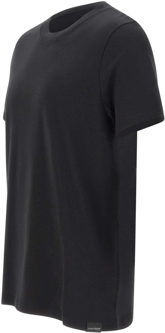 26SS 쿠레쥬 탑 124JTS008JS01079999BLACK - COURREGES