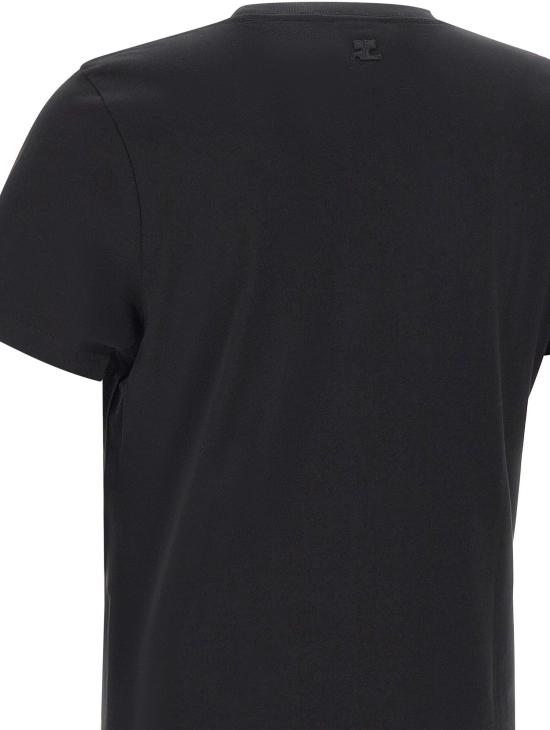 26SS 쿠레쥬 반팔 티셔츠 124JTS008JS01079999BLACK - COURREGES