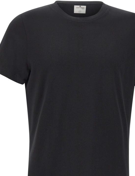 26SS 쿠레쥬 반팔 티셔츠 124JTS008JS01079999BLACK - COURREGES