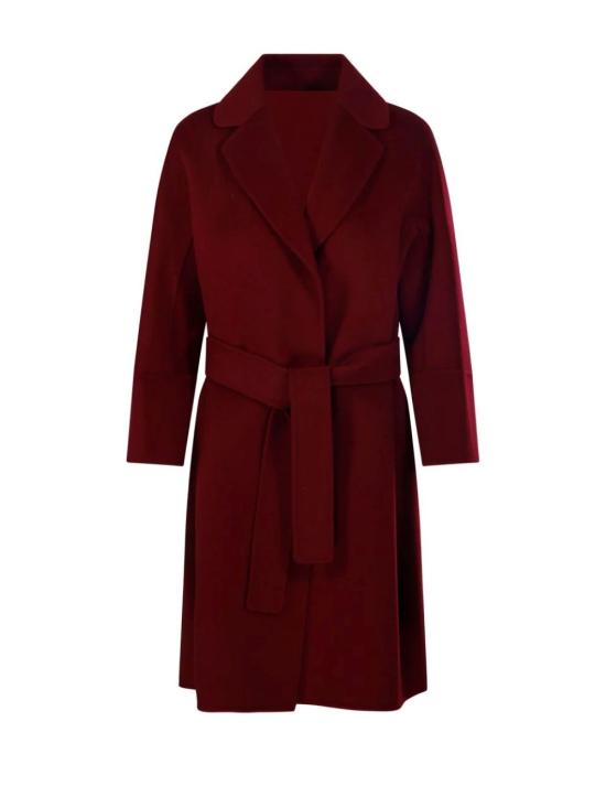 26FW 에스막스마라 ARONA 아로나 쇼트 더블 페이스 울 코트 ARONA002 Bordeaux