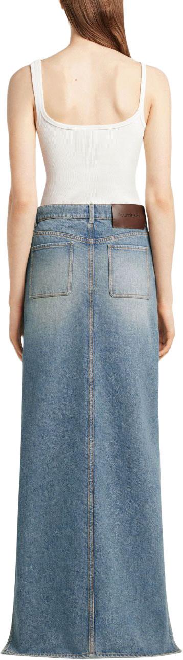 26SS 쿠레쥬 데님 스커트 10009471713566 BLUE - COURREGES