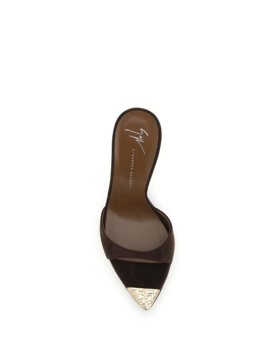 26FW 쥬세페자노티 뮬/슬리퍼 E600075 005 BROWN - GIUSEPPE ZANOTTI