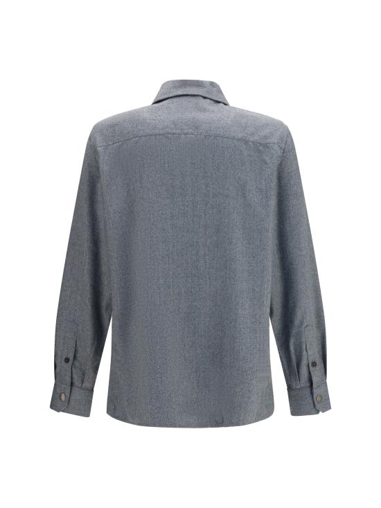 26FW 브루넬로 쿠치넬리 긴팔 셔츠 MY6660721 C002 GREY - BRUNELLO CUCINELLI