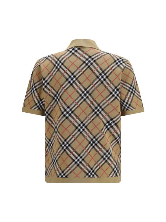 26FW 버버리 폴로 티셔츠 8127792 B9368 BEIGE - BURBERRY