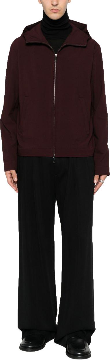 26FW 엠포리오 아르마니 코트 EM006752AF28011UA331 MAROON - EMPORIO ARMANI