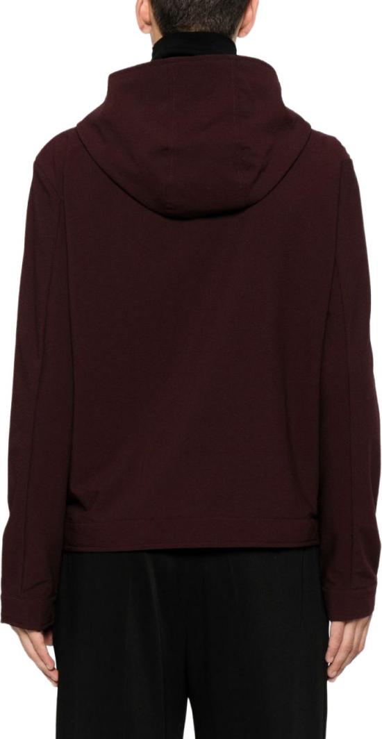 26FW 엠포리오 아르마니 코트 EM006752AF28011UA331 MAROON - EMPORIO ARMANI