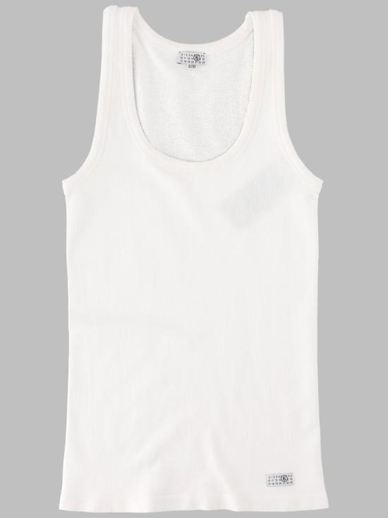 26SS MM6 메종마르지엘라 탑 MKD520010 101 WHITE