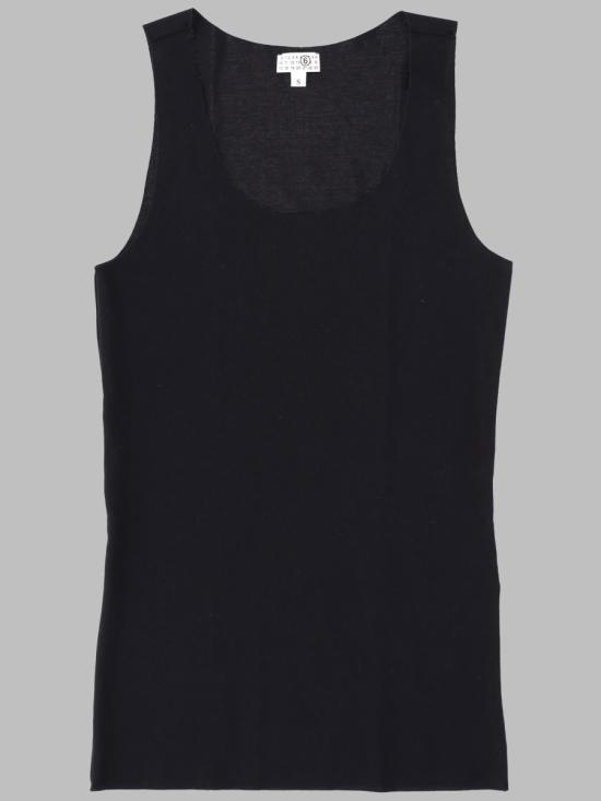 26SS MM6 메종마르지엘라 탑 MKD200040 001 BLACK