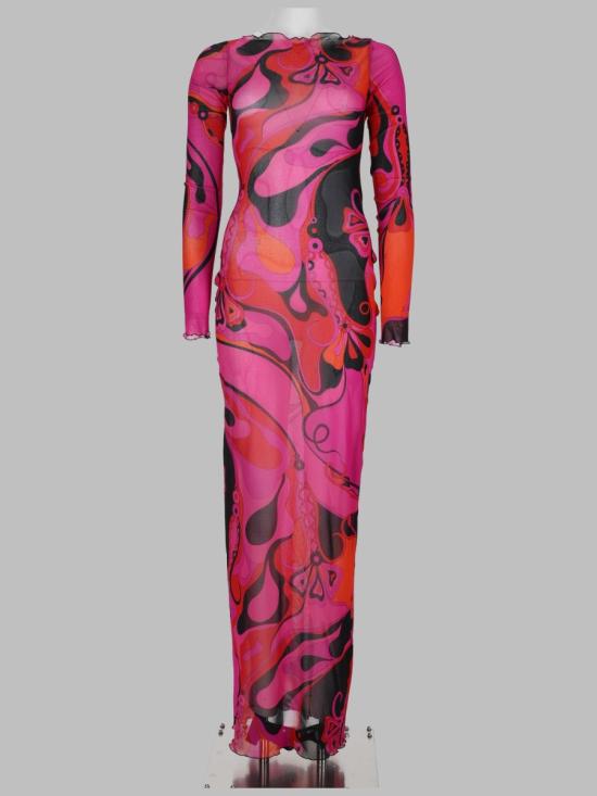 26FW 푸찌 원피스 6HJI35 6H739026 FUCHSIA