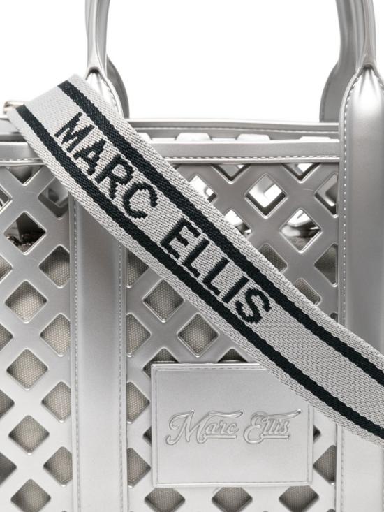 26SS 마크 엘리스 토트백 FLATPLOT SILVER Argento - MARC ELLIS