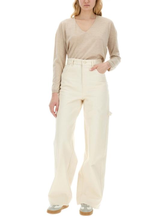  막스마라 세그나레 코튼 카고 트라우저 2411131191600 670002 Neutrals - MAX MARA