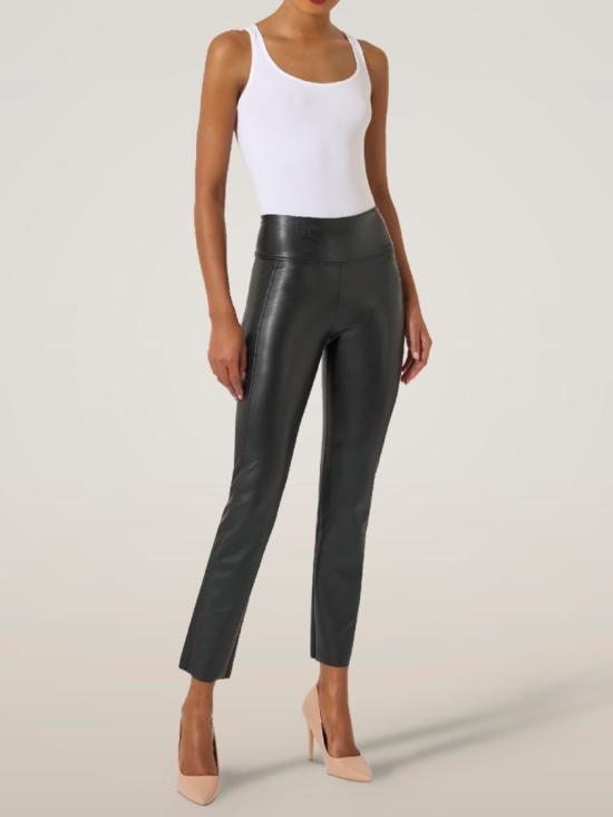 26FW 월포드 가죽 팬츠 53429 Black - WOLFORD