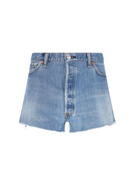 26SS 리던 데님 숏팬츠 1006TSINDIGO Blue