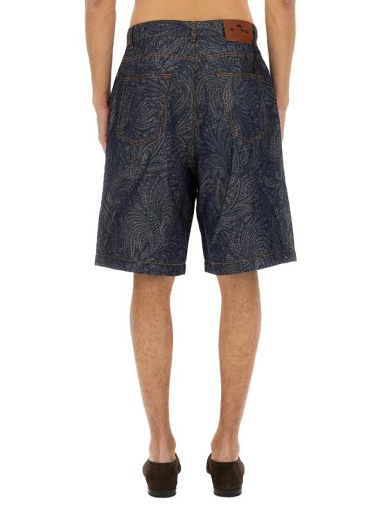 25SS 에트로 숏팬츠 MRNG0001 99TJ568S8460 Black - ETRO