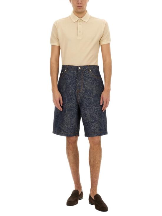 25SS 에트로 숏팬츠 MRNG0001 99TJ568S8460 Black - ETRO