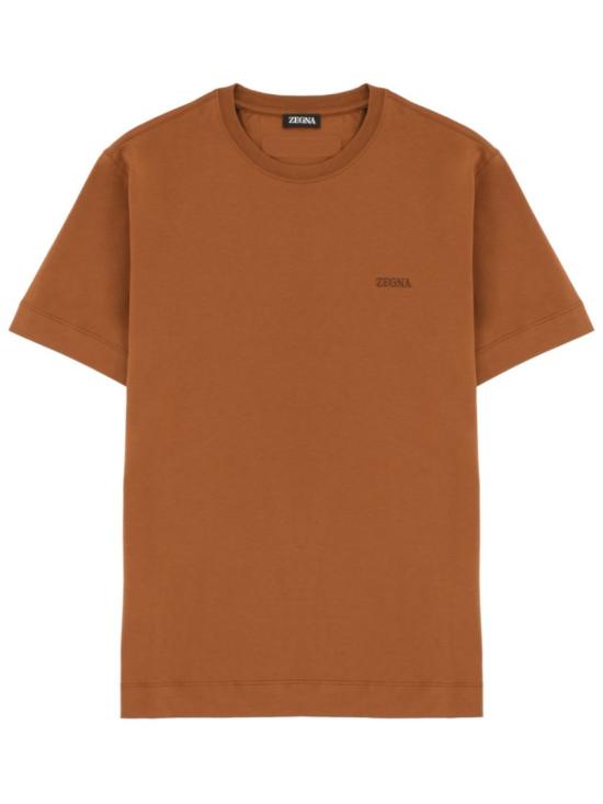  에르메네질도제냐 반팔 티셔츠 UH360A3 H765N05 Brown