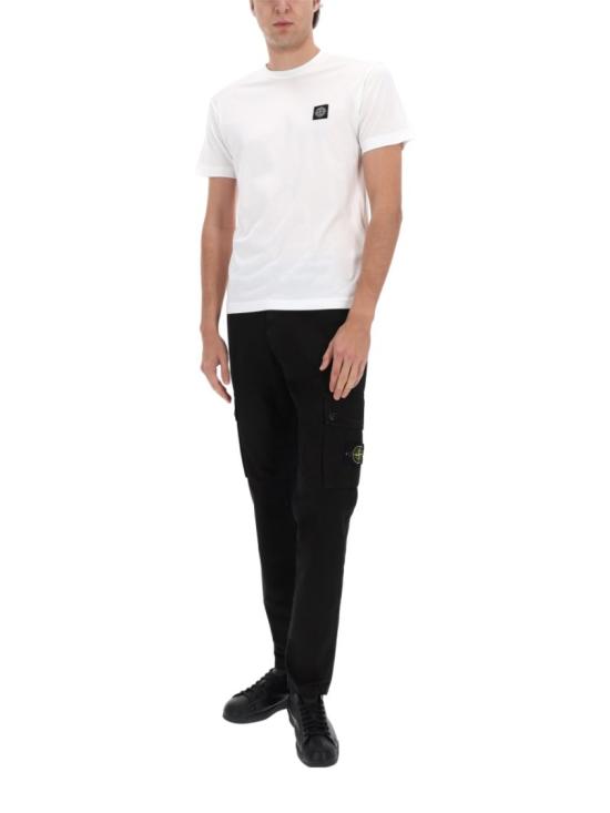  스톤 아일랜드 트레이닝/조거 팬츠 3100053 S00WAV0129 Black - STONE ISLAND