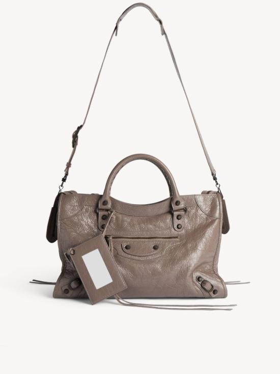 26SS 발렌시아가 르 시티 백 865760 2ACFH Grey - BALENCIAGA
