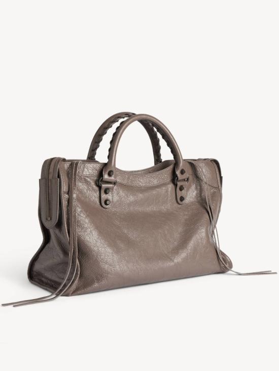 26SS 발렌시아가 르 시티 백 865760 2ACFH Grey - BALENCIAGA