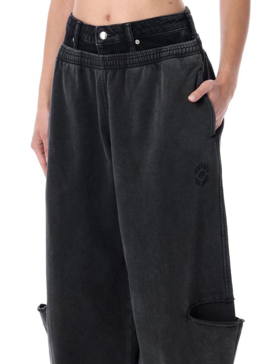 26SS 알렉산더 왕 스트레이트 팬츠 1CC2264024011B Black - ALEXANDER WANG