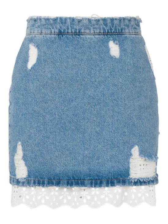 26SS 모스키노 데님 스커트 A01083218 Blue
