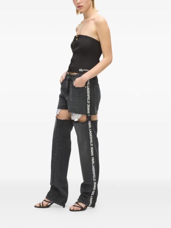 26SS 칼라거펠트 데님 팬츠 B2W10083 Black - KARL LAGERFELD