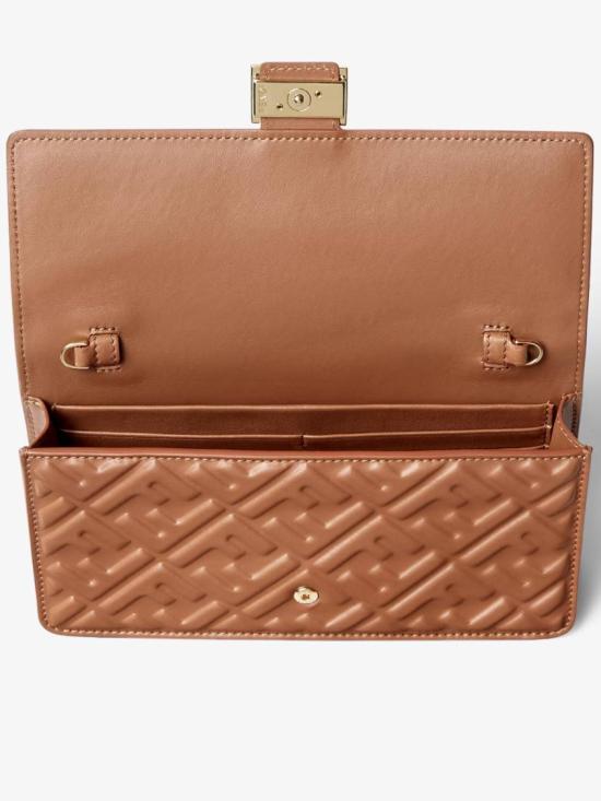 26FW 펜디 바게트 체인 지갑 8M0498 AAJD Brown - FENDI