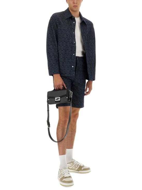  펜디 데님 숏팬츠 FLP369 AUX4F0BUZ Black - FENDI