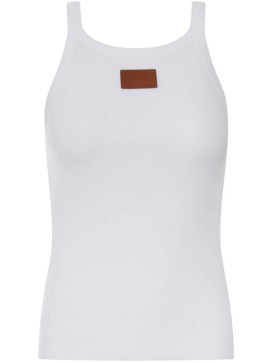 26FW 펜디 민소매 티셔츠 FS7966 AW87 White